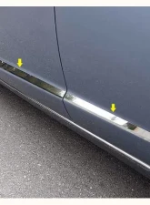 Quality Automotive Accessories 6-Piece Stainless Steel Rocker Panel Trim Insert Kit Jaguar XF 4-Door Sedan 2009-2015                                     - TH29099 - Image 3