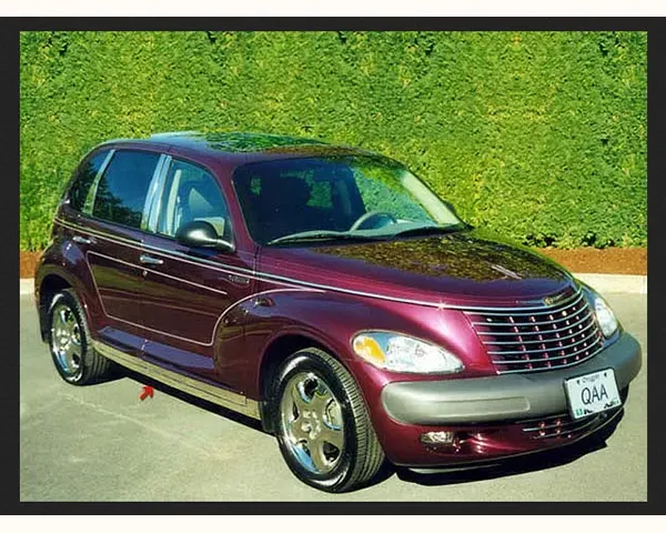 Quality Automotive Accessories 8-Piece Stainless Steel Rocker Panel Trim Lower Kit Chrysler PT Cruiser 4-Door Hatchback 2001-2010 - TH41700
