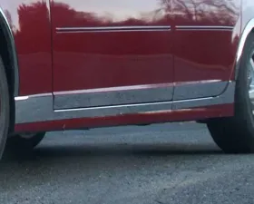 Quality Automotive Accessories 8-Piece Stainless Steel Rocker Panel Trim On the rocker & Lower Kit Cadillac CTS 4-Door Sedan 2003-2007