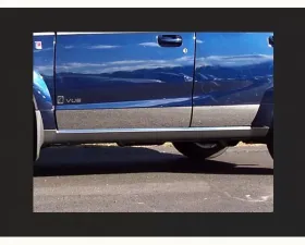 Quality Automotive Accessories 4-Piece Stainless Steel Rocker Panel Trim Full Kit Saturn Vue 4-Door SUV 2003-2007