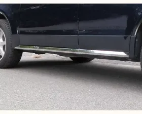 Quality Automotive Accessories 6-Piece Stainless Steel Rocker Panel Trim On the rocker Cadillac SRX 4-Door SUV 2004-2005