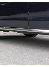 Quality Automotive Accessories 6-Piece Stainless Steel Rocker Panel Trim On the rocker Cadillac SRX 4-Door SUV 2004-2005                                     - TH44260 - Image 3