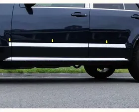 Quality Automotive Accessories 6-Piece Stainless Steel Rocker Panel Trim Insert Kit Cadillac SRX 4-Door SUV 2004-2009