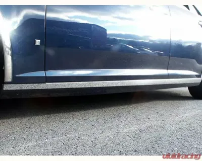 Quality Automotive Accessories 4-Piece Stainless Steel Rocker Panel Trim On the rocker Cadillac STS 4-Door Sedan 2005-2011 - TH45236