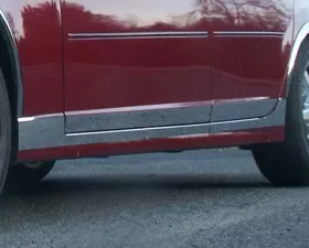 Quality Automotive Accessories 8-Piece Stainless Steel Rocker Panel Trim On the rocker & Lower Kit Cadillac CTS 4-Door Sedan V 2005-2007