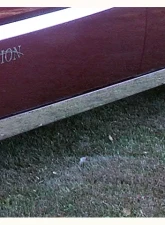 Quality Automotive Accessories 4-Piece Stainless Steel Rocker Panel Trim On the rocker Saturn Ion 4-Door Sedan 2005-2007                                     - TH45410 - Image 3