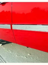 Quality Automotive Accessories 4-Piece Stainless Steel Rocker Panel Trim Insert Kit Chevrolet Silverado 3-Door Extended Cab 2007-2008                                     - TH47185 - Image 3