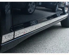 Quality Automotive Accessories 8-Piece Stainless Steel Rocker Panel Trim Lower Kit Saturn Aura 4-Door Sedan 2007-2009