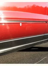 Quality Automotive Accessories 4-Piece Stainless Steel Rocker Panel Trim Insert Kit Saturn Outlook 4-Door SUV 2007-2009                                     - TH47425 - Image 3