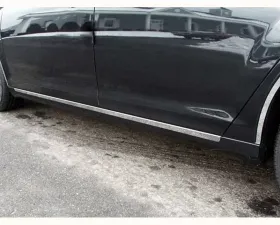 Quality Automotive Accessories 4-Piece Stainless Steel Rocker Panel Trim On the rocker Chevrolet Malibu 4-Door Sedan Base Model only 2008-2012