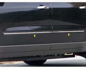 Quality Automotive Accessories 4-Piece Stainless Steel Rocker Panel Trim Insert Kit Chevrolet Traverse 4-Door SUV 2009-2017