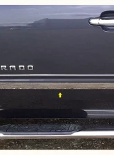 Quality Automotive Accessories 2-Piece Stainless Steel Rocker Panel Trim Insert Kit Chevrolet Silverado 2-Door Regular Cab 2009-2013                                     - TH49181 - Image 3