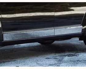 Quality Automotive Accessories 4-Piece Stainless Steel Rocker Panel Trim Lower Kit Dodge Journey 4-Door SUV 2009-2020