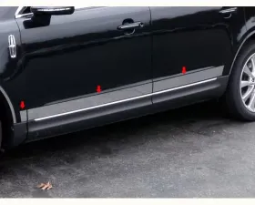 Quality Automotive Accessories 6-Piece Stainless Steel Rocker Panel Trim Lower Kit Lincoln MKT 4-Door Crossover SUV 2010-2020