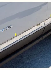 Quality Automotive Accessories 4-Piece Stainless Steel Rocker Panel Trim Insert Kit Jeep Compass 4-Door SUV 2011-2016                                     - TH51075 - Image 3