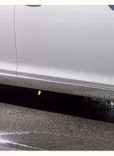 Quality Automotive Accessories 4-Piece Stainless Steel Rocker Panel Trim On the rocker Chrysler 300 4-Door Sedan Does not fit S Model 2011-2015                                     - TH51761 - Image 3