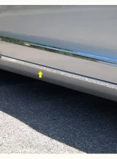 Quality Automotive Accessories 2-Piece Stainless Steel Rocker Panel Trim On the rocker Cadillac ATS 4-Door Sedan 2013-2018                                     - TH53238 - Image 3