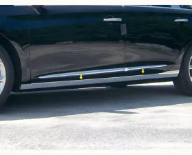 Quality Automotive Accessories 4-Piece Stainless Steel Rocker Panel Trim On the rocker Cadillac XTS 4-Door Sedan 2013-2019