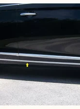 Quality Automotive Accessories 2-Piece Stainless Steel Rocker Panel Trim On the rocker Cadillac XTS 4-Door Sedan 2013-2019                                     - TH53248 - Image 3