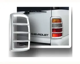 Quality Automotive Accessories 2-Piece Chrome Plated ABS plastic Tail Light Bezels Chevrolet Suburban 4-Door SUV 2000-2006
