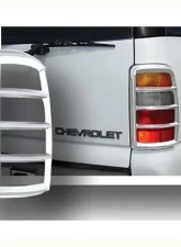 Quality Automotive Accessories 2-Piece Chrome Plated ABS plastic Tail Light Bezels Chevrolet Suburban 4-Door SUV 2000-2006                                     - TL40198 - Image 3