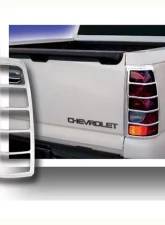 Quality Automotive Accessories 2-Piece Chrome Plated ABS plastic Tail Light Bezels Chevrolet Silverado 2-Door 4-Door 2003-2006                                     - TL43182 - Image 3