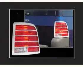 Quality Automotive Accessories 2-Piece Chrome Plated ABS plastic Tail Light Bezels Ford Explorer 4-Door SUV 2002-2005