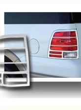 Quality Automotive Accessories 2-Piece Chrome Plated ABS plastic Tail Light Bezels Ford Expedition 4-Door SUV 2003-2006                                     - TL43387 - Image 3