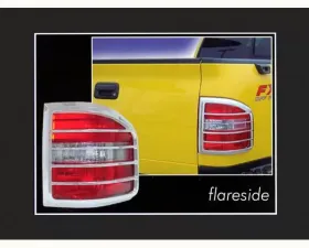 Quality Automotive Accessories 2-Piece Chrome Plated ABS plastic Tail Light Bezels Ford F-150 2-Door 4-Door Flareside 2004-2008