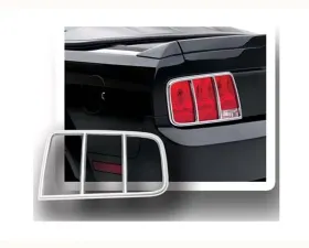 Quality Automotive Accessories 2-Piece Chrome Plated ABS plastic Tail Light Bezels Ford Mustang 2-Door Coupe Convertible 2005-2009
