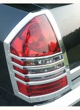Quality Automotive Accessories 2-Piece Chrome Plated ABS plastic Tail Light Bezels Chrysler 300 4-Door Sedan 2005-2007                                     - TL45765 - Image 3