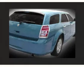Quality Automotive Accessories 2-Piece Chrome Plated ABS plastic Tail Light Bezels Dodge Magnum 4-Door Wagon 2005-2008