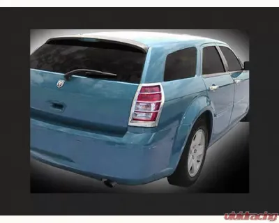 Quality Automotive Accessories 2-Piece Chrome Plated ABS plastic Tail Light Bezels Dodge Magnum 4-Door Wagon 2005-2008 - TL45920