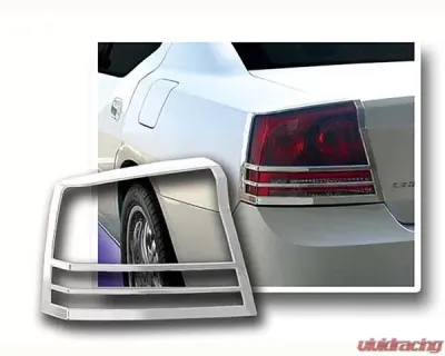 Quality Automotive Accessories 2-Piece Chrome Plated ABS plastic Tail Light Bezels Dodge Charger 4-Door Sedan 2006-2010 - TL46910
