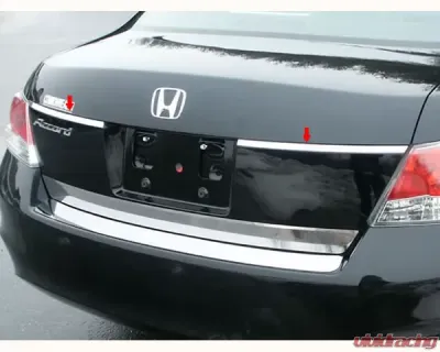 Quality Automotive Accessories 2-Piece Stainless Steel Trunk Hatch Accent Trim Honda Accord 4-Door Sedan 2008-2010 - TP28281