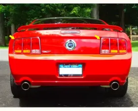 Quality Automotive Accessories 2-Piece Stainless Steel Tail Light Ring Accent Trim Ford Mustang 2-Door Coupe Convertible 2005-2006