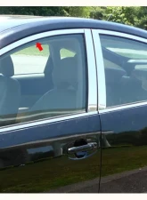 Quality Automotive Accessories 4-Piece Stainless Steel Window Trim Package Toyota Prius 4-Door Hatchback 2004-2009                                     - WP24136 - Image 3