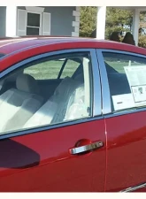 Quality Automotive Accessories 14-Piece Stainless Steel Window Trim Package Nissan Maxima 4-Door Sedan 2004-2008                                     - WP24540 - Image 3