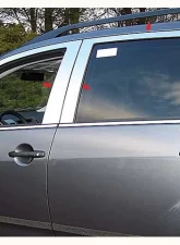 Quality Automotive Accessories 10-Piece Stainless Steel Window Trim Package Mitsubishi Outlander 4-Door SUV 2007-2009                                     - WP27010 - Image 3