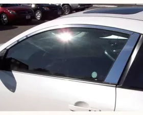 Quality Automotive Accessories 4-Piece Stainless Steel Window Trim Package Nissan Altima 2-Door Coupe 2007-2012