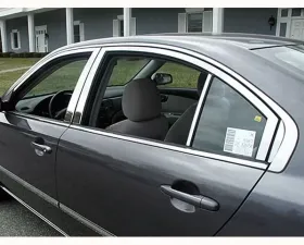 Quality Automotive Accessories 12-Piece Stainless Steel Window Trim Package Kia Optima Only fits for vehicles made after 2006 Jun; 4-Door Sedan 2006-2010