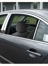 Quality Automotive Accessories 12-Piece Stainless Steel Window Trim Package Kia Optima Only fits for vehicles made after 2006 Jun; 4-Door Sedan 2006-2010                                     - WP27805 - Image 3
