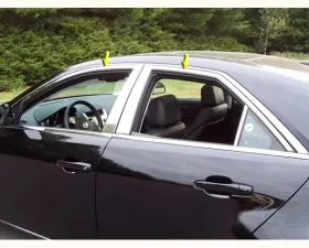 Quality Automotive Accessories 4-Piece Stainless Steel Window Trim Package Cadillac CTS 4-Door Sedan 2008-2013