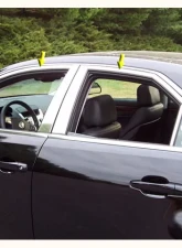 Quality Automotive Accessories 4-Piece Stainless Steel Window Trim Package Cadillac CTS 4-Door Sedan 2008-2013                                     - WP48252 - Image 3