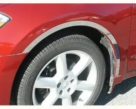 Quality Automotive Accessories 4-Piece Stainless Steel Wheel Well Accent Trim Nissan Maxima 4-Door Sedan 2004-2008