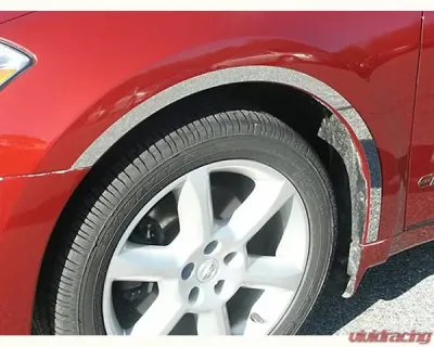 Quality Automotive Accessories 4-Piece Stainless Steel Wheel Well Accent Trim Nissan Maxima 4-Door Sedan 2004-2008 - WQ24540