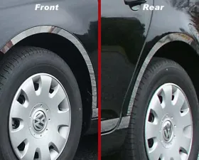 Quality Automotive Accessories 4-Piece Stainless Steel Wheel Well Accent Trim Volkswagen Jetta 4-Door Sedan 2005-2010