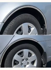 Quality Automotive Accessories 4-Piece Stainless Steel Wheel Well Accent Trim Hyundai Sonata 4-Door Sedan 2006-2010                                     - WQ26360 - Image 3