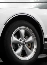 Quality Automotive Accessories 4-Piece Stainless Steel Wheel Well Accent Trim Ford Mustang 2-Door Coupe Convertible 2005-2009                                     - WQ45351 - Image 3