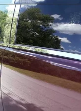 Quality Automotive Accessories 4-Piece Stainless Steel Window Sill Trim Set Toyota FJ Cruiser 4-Door SUV 2007-2014                                     - WS27140 - Image 3